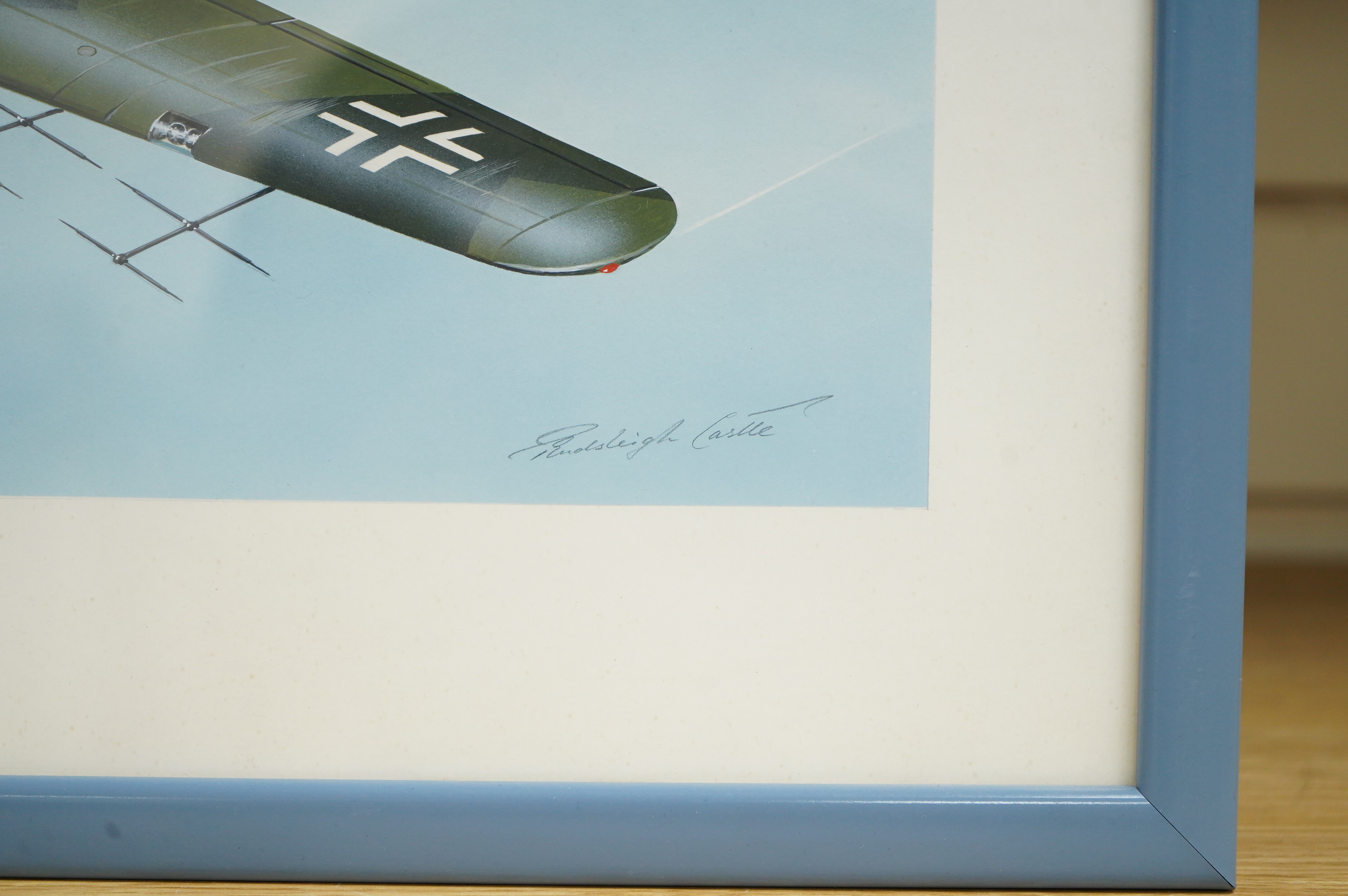 Peter Endsleigh Castle (1918-2008), Dornier Aircraft, signed, gouache, 33 x 42cm